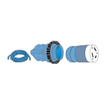 osculati enchufe pantalán 50a 220V