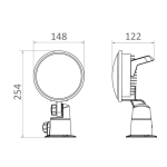 osculati foco led orientable