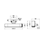 osculati luz led de pie ajustable