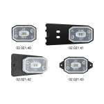 osculati luz trasera led blanca