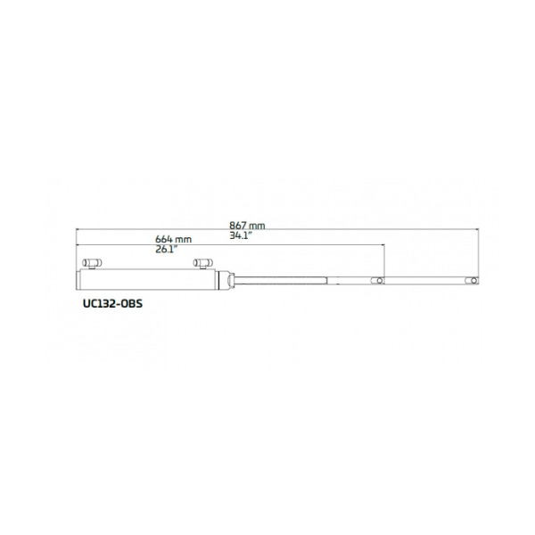 ultraflex cilindro fueraborda uc132-obs