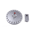 luz 23 leds soprte magnético y mando a distancia