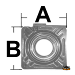 base giratoria 175×175 mm trem