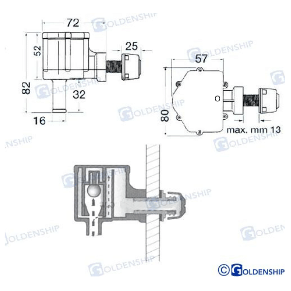 Respiradero Tanque C/Válvula Respiradero Tanque C/Válvula