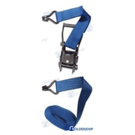 Cincha de amarre inox 2" - azul - 8 m