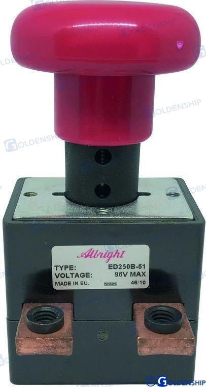 MF-ALED250B-1 - PARO DE EMERGENCIA 24V 150A