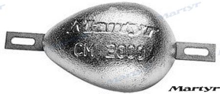 MF-CM-2000Z - ANODO PEZ C/SOPORTE  147X95 MM