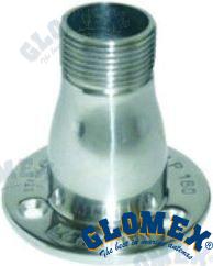 MF-GLOPRM180 - SOPORTE INOX BASE 1"BSP MACHO X 11 TPI