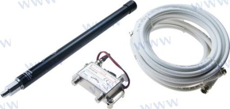 MF-GLORA304TVBK - ANTENA TV ALYA+FM+DAB 250MM NEGRA