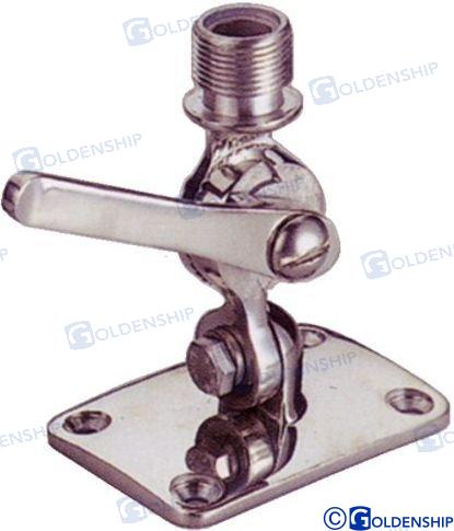 MF-GS13040 - SOPORTE ANTENA BASE INOX
