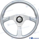 MF-GS41146 - VOLANTE MARINA 350MM PLATA