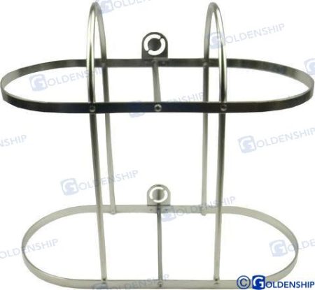 MF-GS62105 - SOPORTE 2 DEFENSAS INOX 2X20 CM