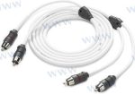 MF-JLM-XMD-WHTAIC2-6 - CABLE JLAUDIO 2 CHANNEL INTERCONECT 1,83