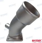 MF-MAR13561INOX - CODO ESCAPE YANMAR 3JH/4JH SERIES INOX