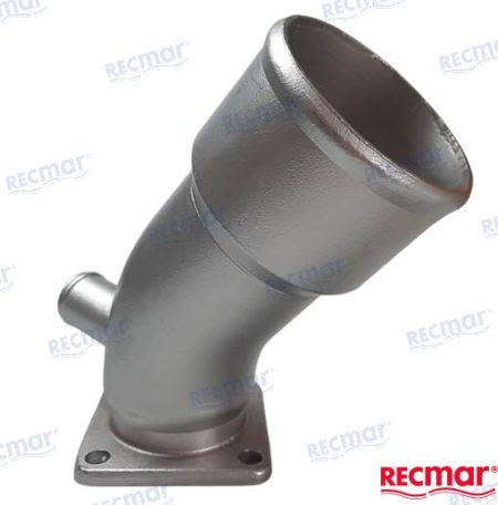 MF-MAR13561INOX - CODO ESCAPE YANMAR 3JH/4JH SERIES INOX