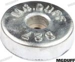 MF-MGDZD27 - ANODO DISCO ZINC 2.7 KG Ø 130MM M10