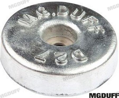MF-MGDZD27 - ANODO DISCO ZINC 2.7 KG Ø 130MM M10