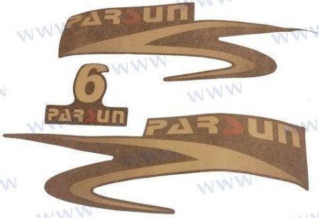 MF-PAF6-08000000-6 - TOP COWLING STICKER FOR 6HP