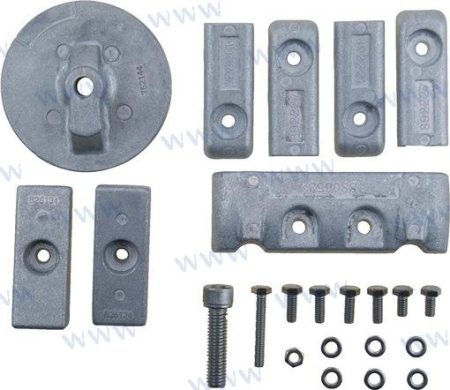 MF-RECKITMVERADO6AL - KIT ANODOS MERCURY ALUMINIO