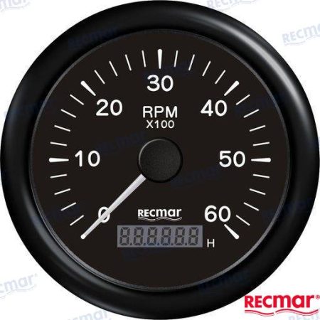 MF-RECKY07205 - CUENTAVUELTAS 1.0/10.0 - 0/6000 RPM NEGR