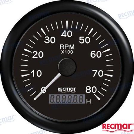 MF-RECKY07206 - CUENTAVUELTAS 1.0/10.0 - 0/8000 RPM NEGR