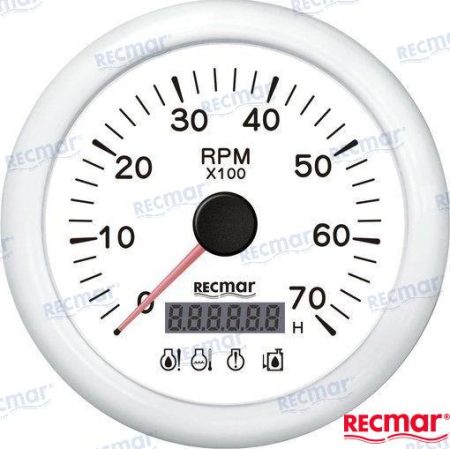 MF-RECKY07312 - CUENTAVUELTAS C/4 LED ALARMA 0/7000RPM B