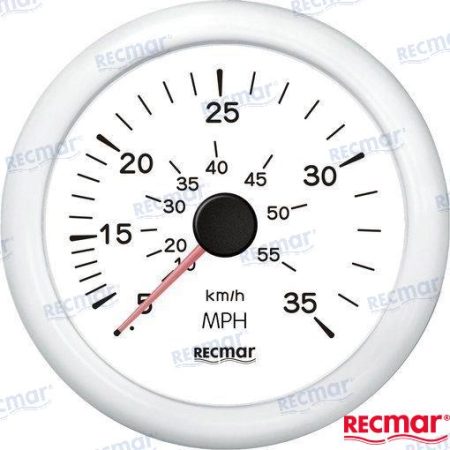MF-RECKY18304 - RELOJ CUENTAMILLAS 0/35 MPH BLANCO