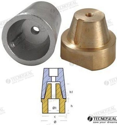 MF-TEN00417 - ANODO RADICE COMPLETO ZINC EJE 60