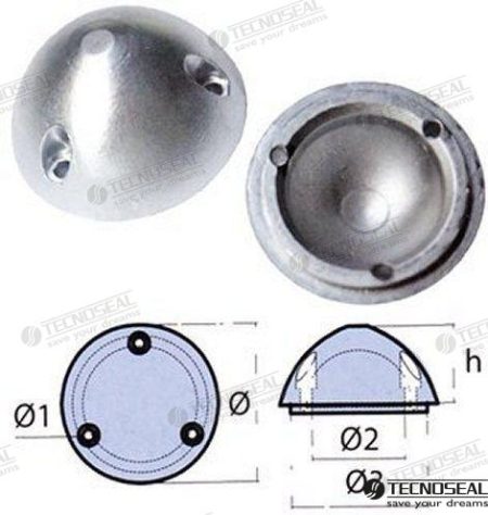 MF-TEN01073 - ANODO HELICE VARIPROP 95 Ø 56MM ZINC