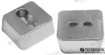 MF-TEN02453 - ANODO KAMEWA PLACA ZINC 0,48KG