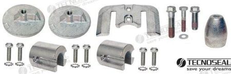 MF-TENKITBRAVOIII-04 - KIT ANODOS ZINC MERCURY BRAVO III-2004
