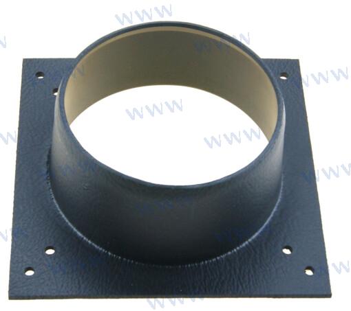 Pack De 2 Conectores Redondos Flexibles Para Manguera De Aire De 150 Mm - Color Blanco, Para Sistemas De Ventilación