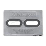 anodo aluminio fijación casco martyr