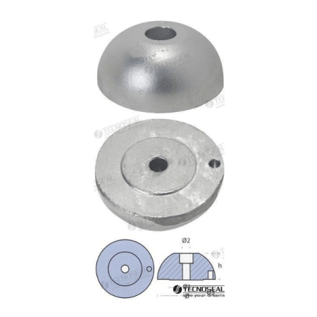 MF-TEN01030 - ANODO J-PROP ZINC Ø 60MM 0,36KG