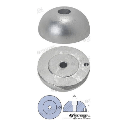 MF-TEN01031 - ANODO J-PROP ZINC Ø 80MM 0,75KG