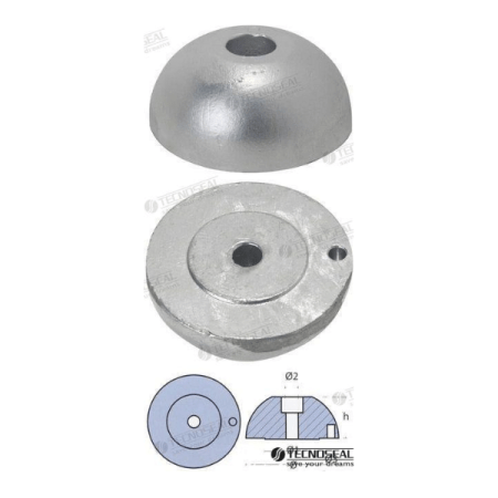 MF-TEN01032 - ANODO J-PROP ZINC Ø 90MM 1,05KG