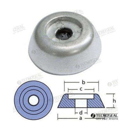 MF-TEN01081 - ANODO LEWMAR SERIE 185TT ZINC