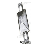 MF-TEN00385/1 - ANODO LINGOTE C/INSERTO ZINC 0,26KG