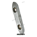 MF-MGDZD72BM - ANODO PLACA ZINC 6,5 KG M10/M16
