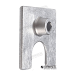 MF-TEN00811 - ANODO PLACA MERCURY ZINC 4,5-7HP