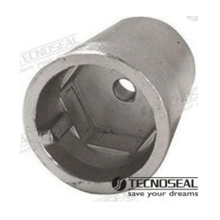 MF-TEN00406E - ANODO RADICE HEXAGONAL ZINC EJE 55MM
