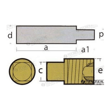 MF-TEN02022T - KIT ANODO CATERPILLAR COMPLETO