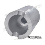 MF-TEN00400SOLE/4 - ANODO SOLE/4 ZINC Ø 55MM 0,56KG