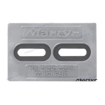 anodo zinc fijación casco