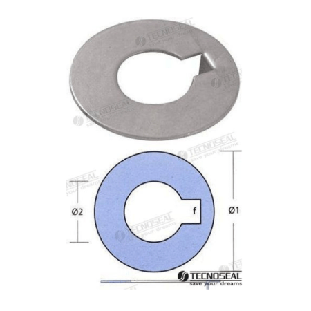 MF-TEN00419R - ARANDELA INOX RADICE ZINC EJE 100