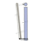 MF-TEN00600/1 - BARRA ZINC 12X400MM