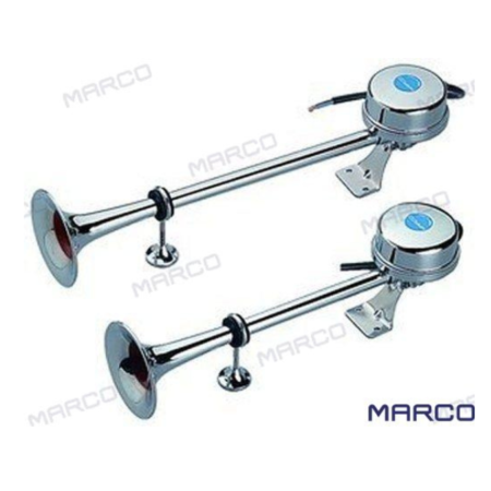 Bocina Elect.Trom. DOBLE 12V.