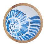 bol de madera esmaltada concha 24.5 cm d7787
