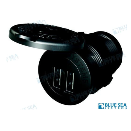 Base 12/24VDC Dual USB Cargador 4,8A