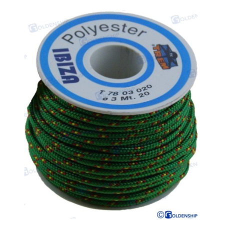 Carrete "Ibiza"  2,5 mm Verde